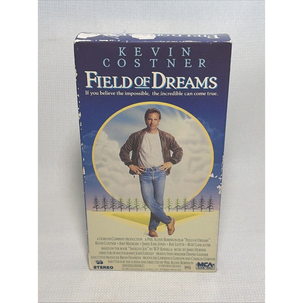 Field Of Dreams VHS Vintage 90’s Ray Liotta Kevin Costner Baseball Movie Film